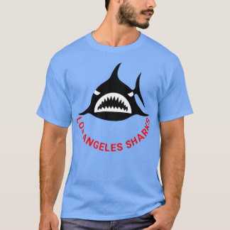 Retro Hockey WHA Los Angeles Sharks Hockey Team T Shirt