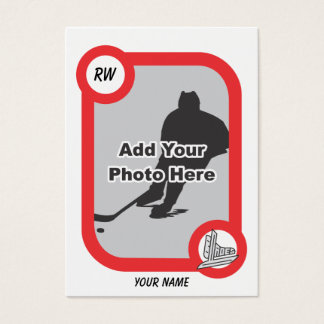 Retro hockeykort visitkort