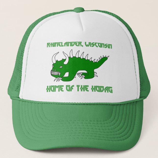 Retro Hodag - Rhinelander Hodag hatt Truckerkeps (Framsida)