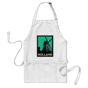 retro holland art décovintage reser affischen förkläde