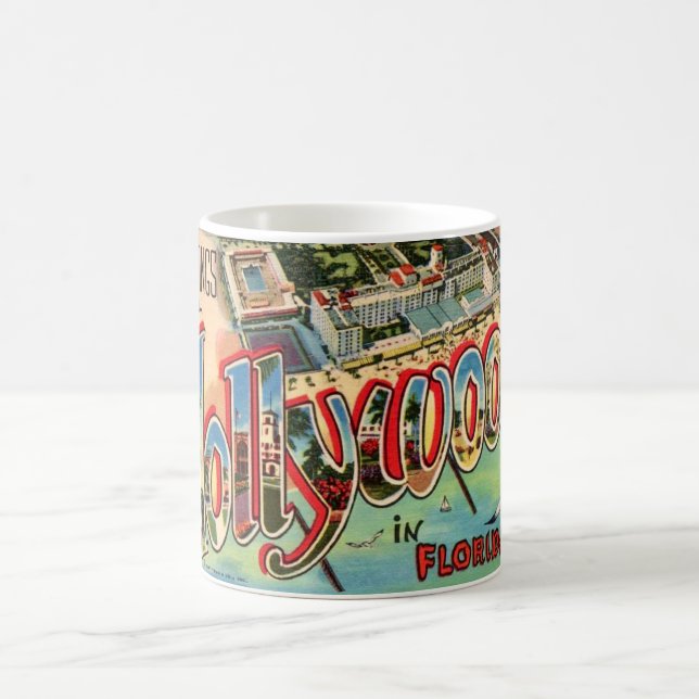Retro Hollywood Florida Kaffemugg (Center)