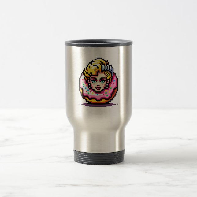 Retro Hollywood Icon - Pixel Art Pop Culture Resemugg (Center)