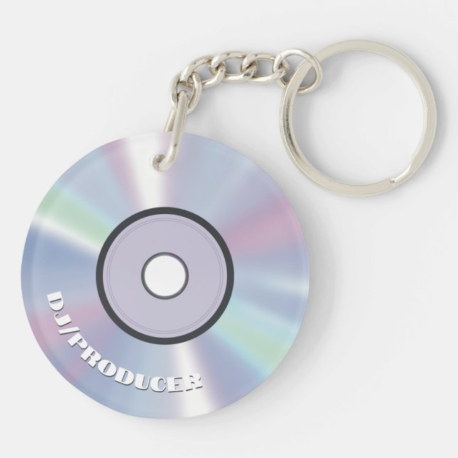 Retro holografisk musikproducent DJ CD (Baksidan)