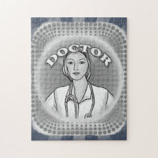 Retro Hona doktor Pussel