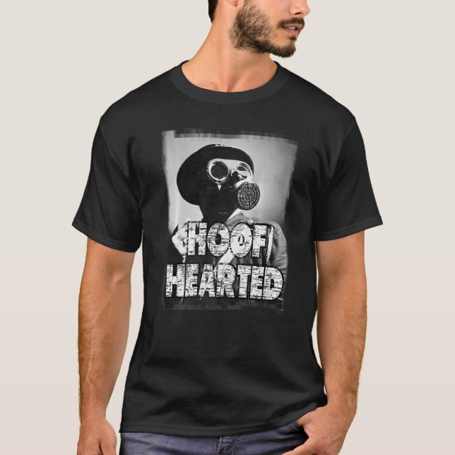 Retro Hoof Hearted Sarcastic Funny Fart Jokes T Shirt (Framsida)