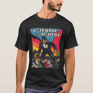 Retro Horror Halloween Monster Dr Jekyll Hyde T Shirt