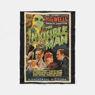 Retro Horror Movie S Monsters Halloween Fleecefilt
