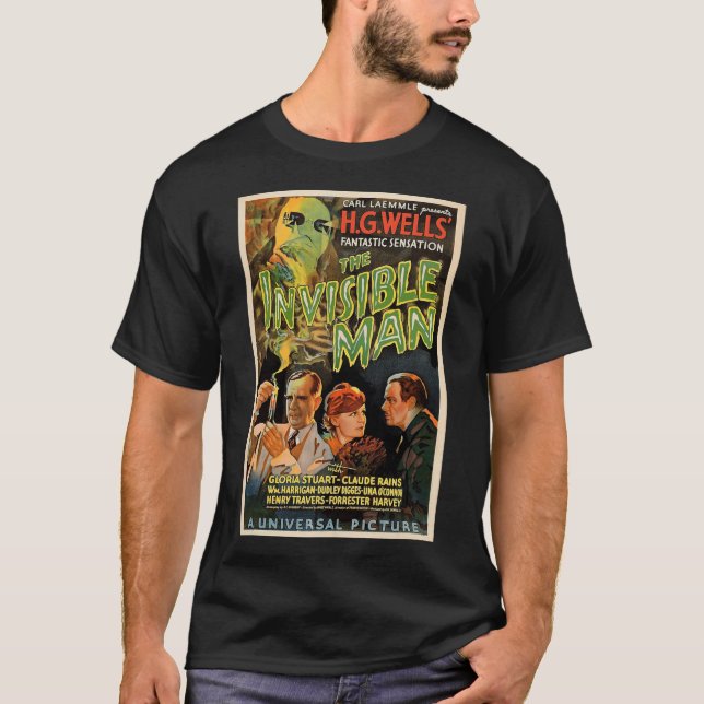 Retro Horror Movie S Monsters Halloween T Shirt (Framsida)