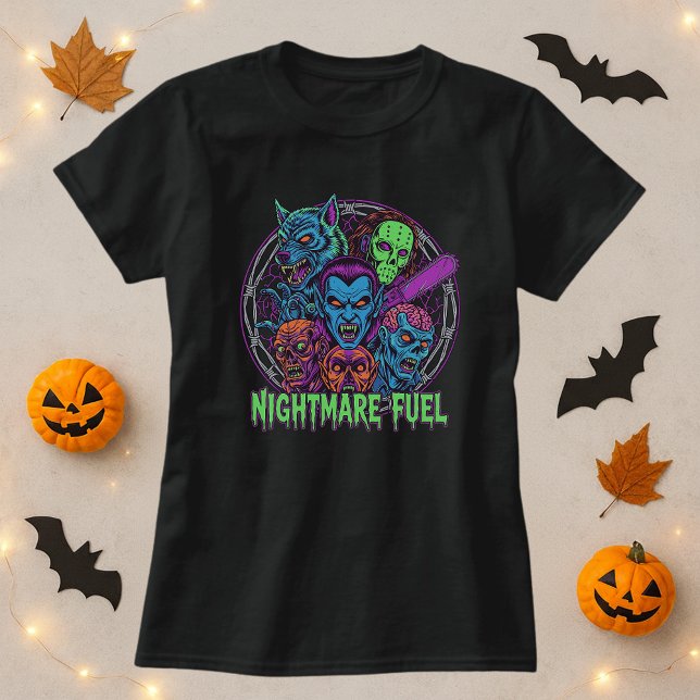 Retro Horror Nightmare Gift för Monster Fläkt T Shirt (Skapare uppladdad)
