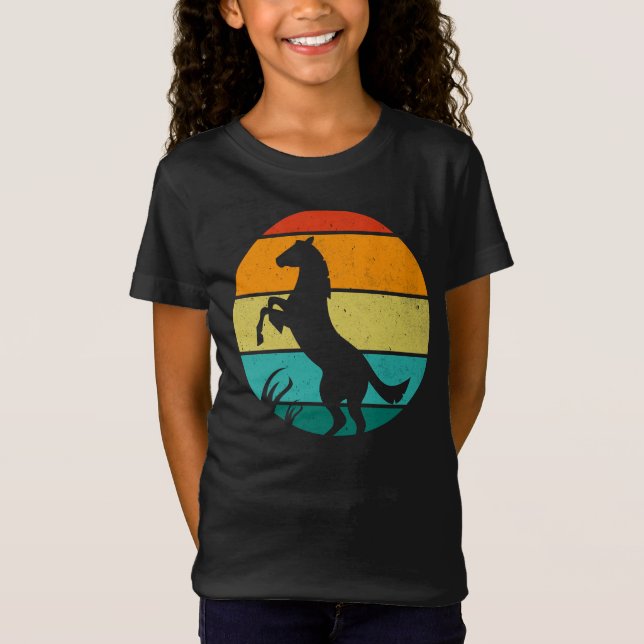 Retro Horse T Shirt (Framsida)