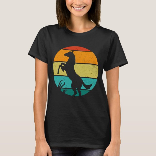 Retro Horse T Shirt (Framsida)