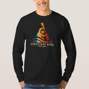Retro Horseshoe Bend Kayaking T Shirt
