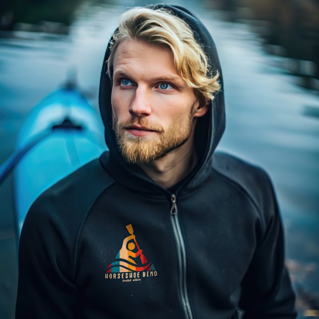 Retro Horseshoe Bend Kayaking T Shirt (Skapare uppladdad)