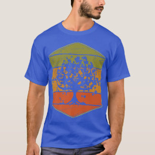 Retro Höst löv Fall Älskare Natur Forest Träd T Shirt