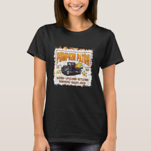 Retro Höst Säsong Pumpa Patch Vintage Höst Thanksg T Shirt