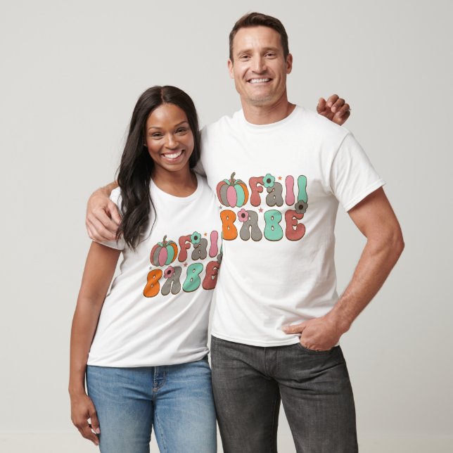 Retro Höst Tjej - Höst T-Shirt (Unisex)