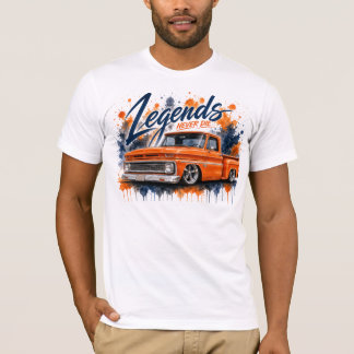 Retro Hot Rod Lastbil Grafisk T-shirt
