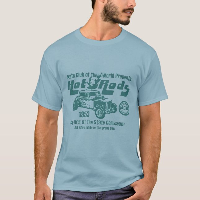 Retro hot rod tee (Framsida)