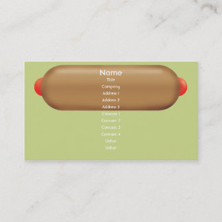Retro Hotdog - affär Visitkort