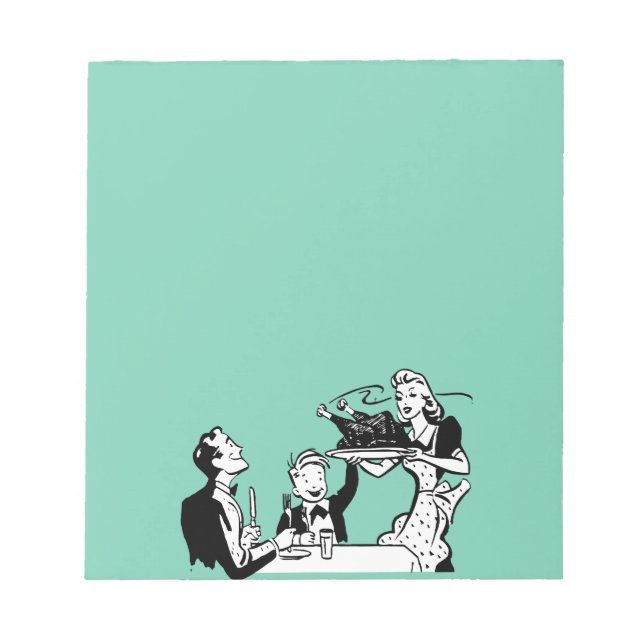 Retro Housefru Anteckningsblock (Framsida)