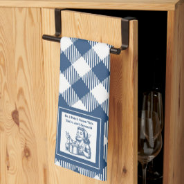 Retro Housefru Funny Play Kitchen Towel Kökshandduk