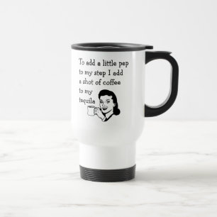 Retro Housefru Funny Tequila Coffee Pep Quote Resemugg
