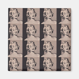 Retro Housefru Magnet
