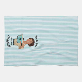 Retro Housefru Sten ut med din Crock Out WOC Kökshandduk