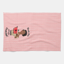 Retro Housefru Sten ut med din krock ut Kökshandduk