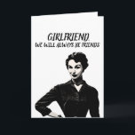 RETRO HOUSEWIFE FUNNY BIRTHDAY FEMALE FRIEND CARD KORT<br><div class="desc">VI KOMMER ALLTID ATT VARA VÄNNER. DU VET FÖR MYCKET! GRATTIS PÅ FÖDELSEDAGEN-kort.</div>