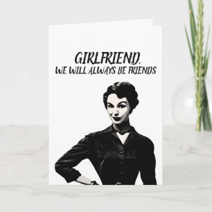 RETRO HOUSEWIFE FUNNY BIRTHDAY FEMALE FRIEND CARD KORT