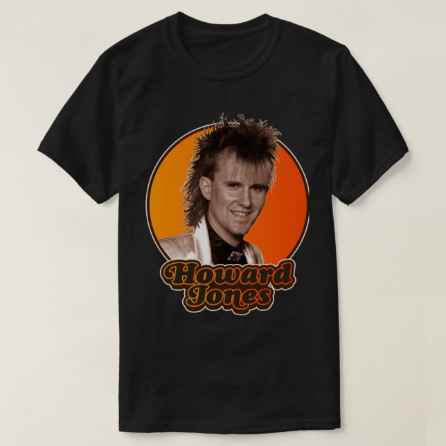 Retro Howard Jones Tribute Classic T-Shirt (Design framsida)