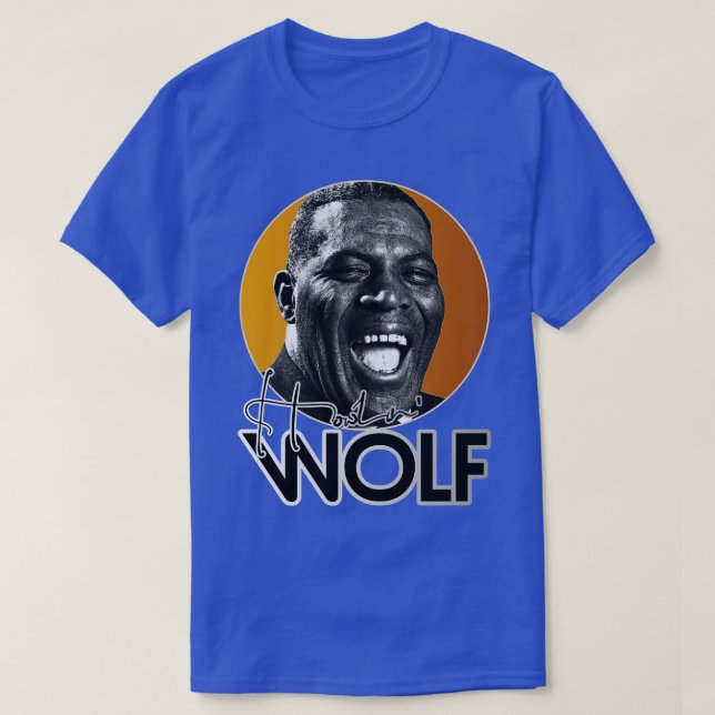 Retro Howlin Varg Guld Tribute T Shirt (Design framsida)