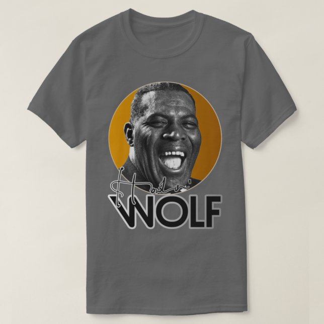 Retro Howlin Varg Guld Tribute T Shirt (Design framsida)