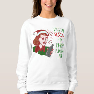 Retro humor för rolig ful kvinna för jultröjaro tee