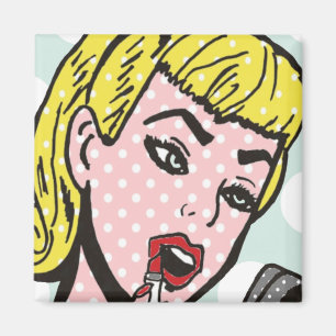 Retro humorbokCutie magnet