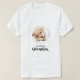 Retro Hund GRANDPA Personlig Puppy Pet Photo T Shirt (Design framsida)