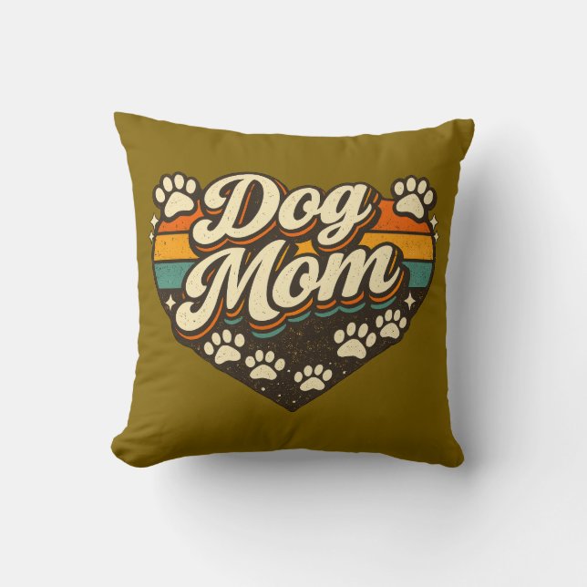 Retro Hundmamma Kudde (Framsida)