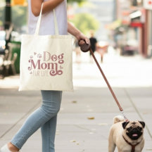 Retro hundmamma päls liv anpassad mops foto