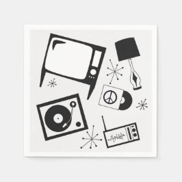 Retro, hushållskonstruktioner pappersservett