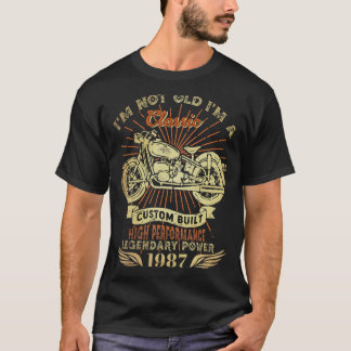 Retro I är inte gammal.. Jag är klassisk motorcyke T Shirt