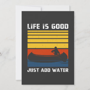 Retro I behöver en Bra Paddling Kayaking Kayaker Inbjudningar