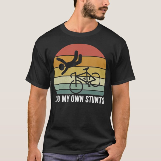 Retro I gör mina egna stenar Bike Älskare motocros T Shirt (Framsida)
