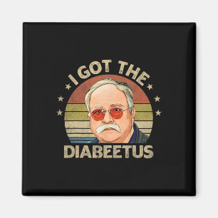 Retro I Har Diabeetus Funny diabetes typ 1 2 Magnet