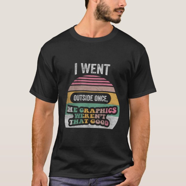 Retro I har inte använt bilder utanför Gången T Shirt (Framsida)