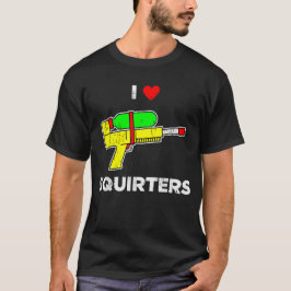 Retro I Heart Squirters Funny I Kärlek Squirters T Shirt