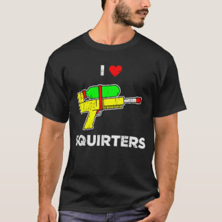 Retro I Heart Squirters Funny I Kärlek Squirters T Shirt