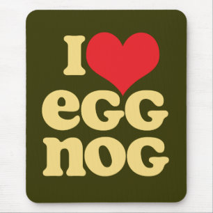 Retro I Kärlek Eggnog Mousepad Grönt Musmatta