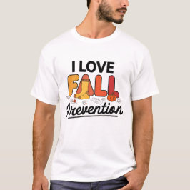 Retro I Kärlek Fall Prevention - fall av fysisk be T Shirt