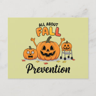 Retro I Kärlek Fall Prevention Fall Occupation Vykort